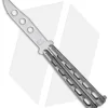 Bear & Son 114TR Butterfly Knife Trainer Silver Vein (4" Dull Blade)