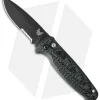 Benchmade CLA Compact Lite Auto Knife Green/Black (3.4" Black Serr) 4300SBK-1