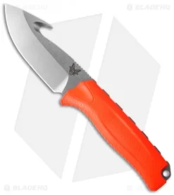 Benchmade Steep Country Knife W/ Gut Hook Orange (3.5" Stonewash) 15009-ORG
