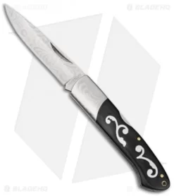 Boker Magnum La Fleur Pocket Knife (2.5" Etched) 01RY720