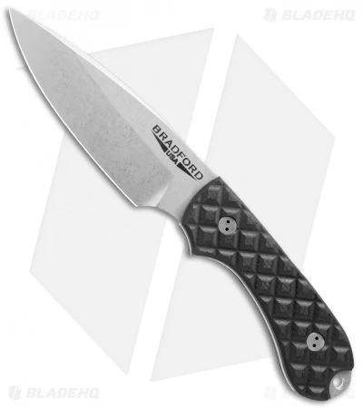 Bradford Knives Guardian3 Fixed Blade Black G-10 (3.5" FE/Stonewash/N690) 1 Bradford Knives Guardian3 Fixed Blade Black G-10 (3.5" FE/Stonewash/N690)