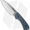 Bradford Knives Guardian3 Fixed Blade Black/Blue G-10 (3.5" False Edge N690 SW)
