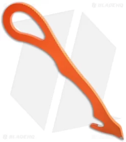 Buck Knives Buck 299 Strap Cutter Orange W/ Nylon Sheath 0299ORG-B -Knives And Tools buck 0299org b side