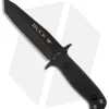 Buck Knives Buck Intrepid-L Black Knife Fixed Blade (5" Black Plain) 0625BKS-B