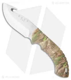 Buck Knives Buck Omni Hunter 12PT Guthook Knife RealTree Xtra Green (4" Plain) 0393CMG20