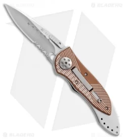 CRKT Elishewitz E-Lock 7333 Automatic Conversion (2.75" Satin Serr)