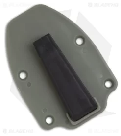 ESEE Knives ESEE-3SM-DT Modified Knife Green Sheath (3.88" Tan Serr) -Knives And Tools esee 3 clip green