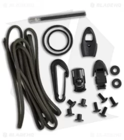 ESEE Knives Izula Tactical Gray Neck Knife Powder Coat + Kit Extras -Knives And Tools esee izula kit