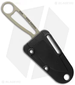 ESEE Izula DE Fixed Blade Neck Knife (2.875" Dark Earth) -Knives And Tools esee knives izula de kit sheath