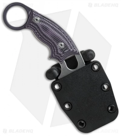Hogue Knives EX-F03 Clip Point Karambit Knife Purple G-Mascus (2.25" SW) 35338 2 Hogue Knives EX-F03 Clip Point Karambit Knife Purple G-Mascus (2.25" SW) 35338 - Image 2