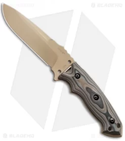 Hogue Knives EX-F01 Tactical Fixed Blade Knife Tan G10 (5.5" Tan) 35173