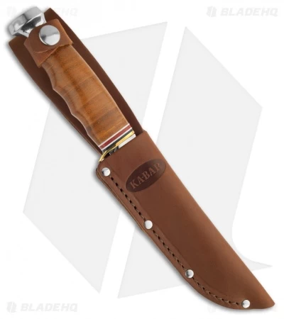 Ka-Bar Skinner Hunting Fixed Blade Knife Leather (4.375" Polish) 1233 2 Ka-Bar Skinner Hunting Fixed Blade Knife Leather (4.375" Polish) 1233 - Image 2