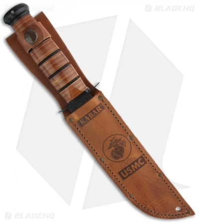 Ka-Bar Bowie USMC Full-Size Fixed Blade Knife (7" Black) 02-1217 2 Ka-Bar Bowie USMC Full-Size Fixed Blade Knife (7" Black) 02-1217 - Image 2