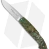 Maserin Consoli 402 Lockback Knife Green Burl (2.875" Satin) 402/RV