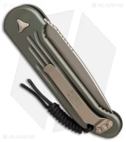 Microtech LUDT Automatic Knife OD Green (3.4" Bronzed) 135-13OD -Knives And Tools microtech LUDT OD green bronzed 135 13OD BHQ 49573 er side