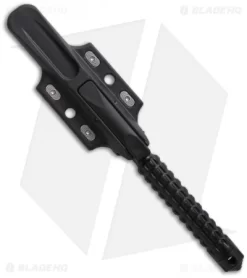 Microtech A.D.O. Knife Stealth Camo D/E Dagger Fixed Blade (4.5" Plain) 115-1SC -Knives And Tools microtech ado black 115 1 sheath back 2