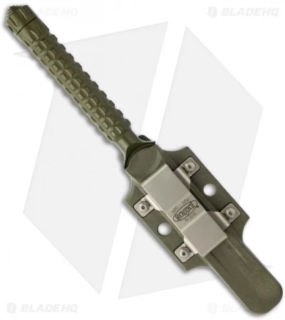 Microtech A.D.O. Knife D/E Dagger Fixed Blade (4.5" Green Serr) 115-2GR 3 Microtech A.D.O. Knife D/E Dagger Fixed Blade (4.5" Green Serr) 115-2GR - Image 3