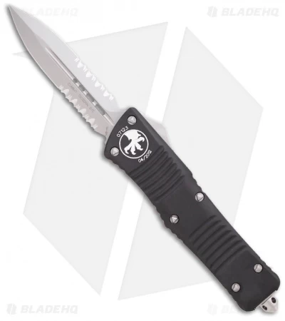 Microtech Combat Troodon OTF Knife D/E Dagger (3.8" Bead Blast Serr) 142-8 1 Microtech Combat Troodon OTF Knife D/E Dagger (3.8" Bead Blast Serr) 142-8