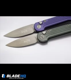 Microtech LUDT Automatic Knife OD Green (3.4" Bronzed) 135-13OD -Knives And Tools microtech ludt bronze purple odgreen dl