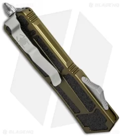 Microtech QD Scarab S/E OTF Automatic Knife OD Green (3.5" Stonewash) 178-10OD -Knives And Tools microtech scarab od green 178 10 od side cm