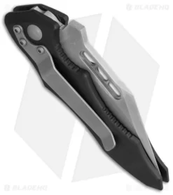 Microtech Vector Automatic Knife (3.125" Bead Blast Serr) 01/2000 -Knives And Tools microtech vector auto 01 2000 side cm