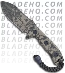 Microtech Crosshair Knife Digital Camo Fixed Double Edge (Digi Camo SER) 105-2