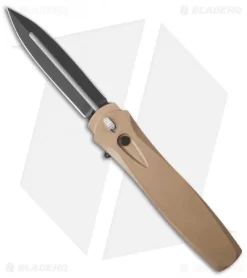 Pro-Tech Dark Angel OTF Automatic Knife Desert Sand (3.7" Black) 3232