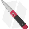 Protech Godson Automatic Knife Red & Black G-10 (3.15" Satin) 715