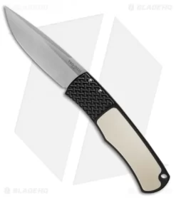 Pro-Tech Magic BR-1 "Whiskers" Automatic Knife Tuxedo (3.125" Stonewash)