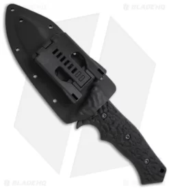 Pro-Tech Spindrift Knife Elishewitz Fixed Blade Black/Gray G10 (5.5" Black) SD4 -Knives And Tools protech sd3 spindrift fixed blade sheath back 2