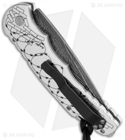 Pro-Tech Razor Wire Skull TR-4 Automatic Knife (Zoe Crist Damascus) TR-4.62 2 Pro-Tech Razor Wire Skull TR-4 Automatic Knife (Zoe Crist Damascus) TR-4.62 - Image 2