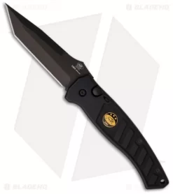 Randall King Tactical Large Swift Striker I Auto Tanto Knife (3.9" Black Plain)