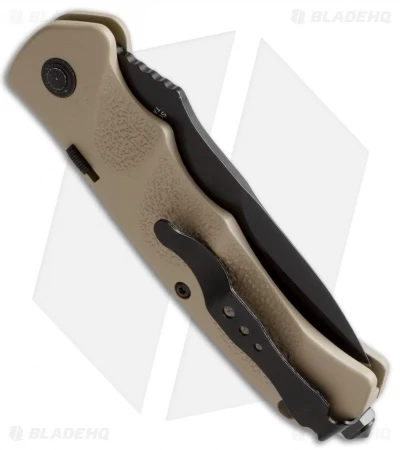 Schrade Mini Extreme Survival Spear Point Automatic Tan (2.5" Black) SC60MBR 2 Schrade Mini Extreme Survival Spear Point Automatic Tan (2.5" Black) SC60MBR - Image 2