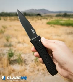 SOG Spec Elite II Automatic Knife (4" Black) SE-62 -Knives And Tools sog spec elite ii se 62 BHQ 8486 dl