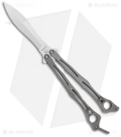 Spyderco SpyderFly Butterfly Bali Flipper Knife (4.125" VG-10 Satin) B01P