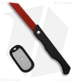 TOPS Knives Trail Mate Neck Knife (3" Gray) TRMT-01 -Knives And Tools tops survival saw mirror